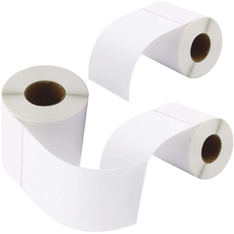 6 x Thermal Printer Labels 4"x6" Blank Address Shipping Label Rolls