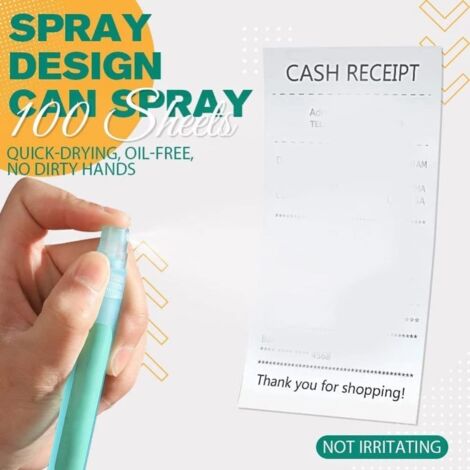 Thermal Sensitive Paper Correction Spray Portable Information Coverage Fluid Express Parcel Smear Coverer