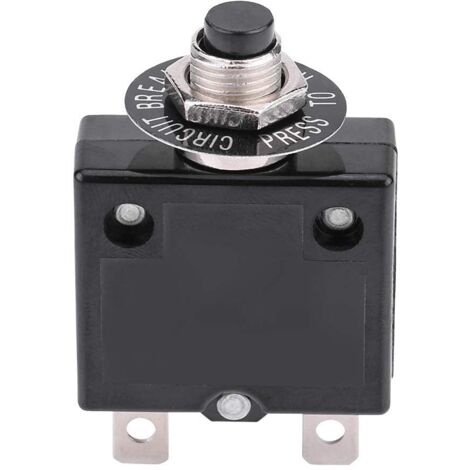 Thermal Switch Circuit Breaker Overcurrent Overload Protector Manual Reset Circuit Breaker (15A)