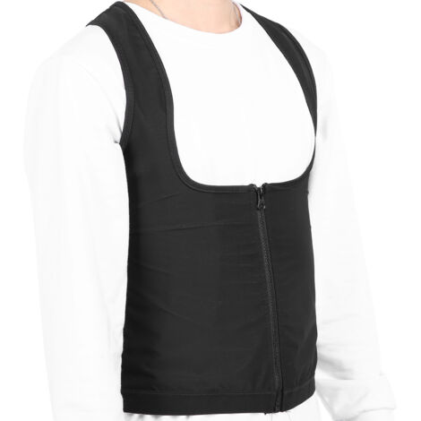 Thermische Saunajacke für Damen, atmungsaktives Sport-Tanktop mit Reißverschluss, Größe S/M für Workouts