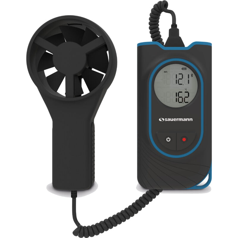 Anémomètre SAUERMANN, pour la mesure de la vitesse d'air, jusqu'à 30m/s ( Prix pour 1 )