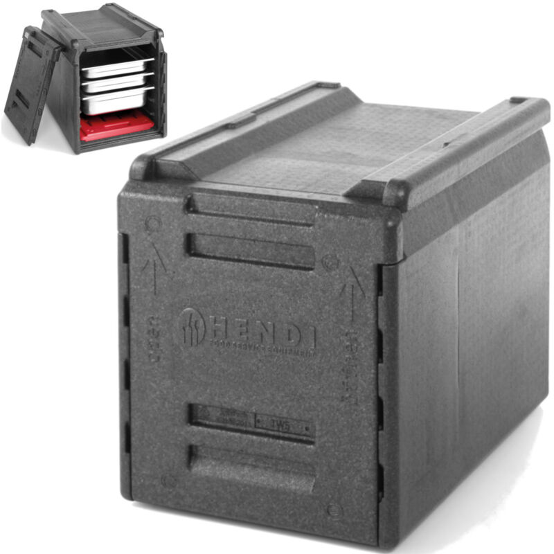 Conteneur isotherme restauration thermos pour le transport des aliments pp GN1/1 66L