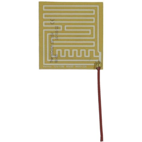 Thermo TECH Poliestere Lamina riscaldante 12 V 15 W (L x L) 85 mm x 80 mm