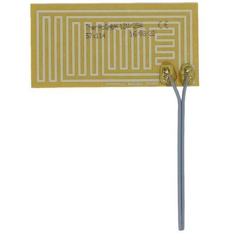 Thermo TECH Poliestere Lamina riscaldante 12 V 25 W (L x L) 114 mm x 57 mm