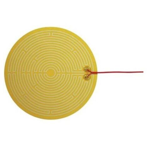 Thermo TECH Poliestere Lamina riscaldante Autoadesivo 12 V/DC, 12 V/AC 19 W Tipo di protezione IPX4 (Ø) 235 mm