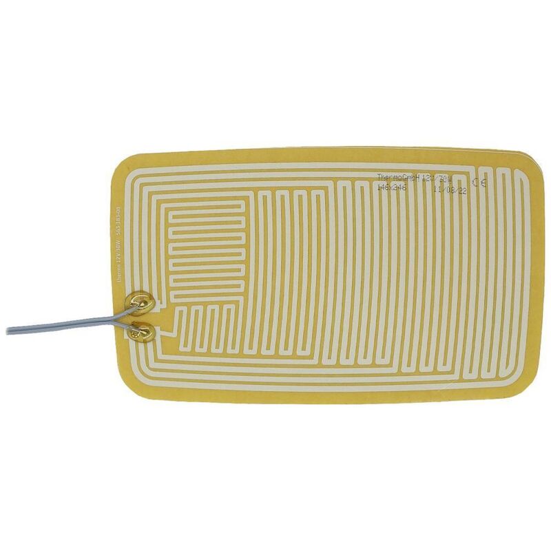 Polyester Feuille chauffante 12 v 30 w (l x l) 246 mm x 146 mm - Thermo Tech