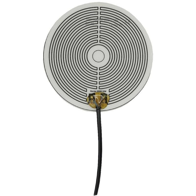 Polyester Feuille chauffante 230 v 15 w (ø) 140 mm - Thermo Tech