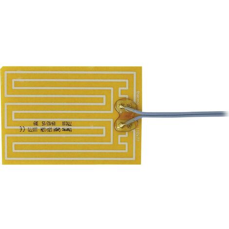 Thermo TECH polyester Feuille chauffante autocollant 12 V/DC, 12 V/AC 12 W Indice de protection IPX4 (L x l) 110 mm x 7