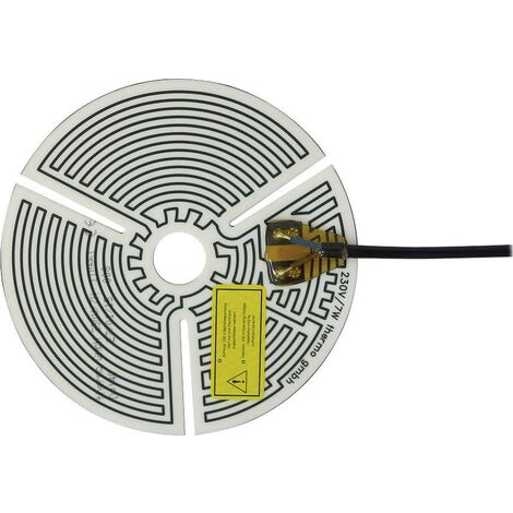 Thermo TECH polyester Feuille chauffante autocollant 230 V/AC 7 W Indice de protection IPX4 (Ø) 140 mm Q60562