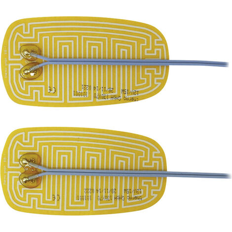 Thermo TECH Polyester Flächenheizung für PKW-Außenspiegel selbstklebend 12 V/DC, 12 V/AC 15 W Schutz