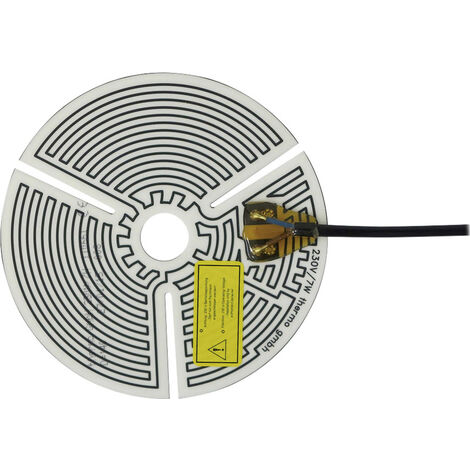 Thermo TECH Polyester Heizfolie selbstklebend 230 V/AC 7 W Schutzart IPX4 (Ø) 140 mm