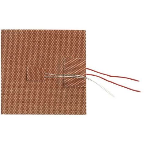 Thermo TECH silicone Feuille chauffante autocollant 24 V/DC, 24 V/AC 100 W Indice de protection IPX7 (L x l) 100 mm x 100 mm S015941
