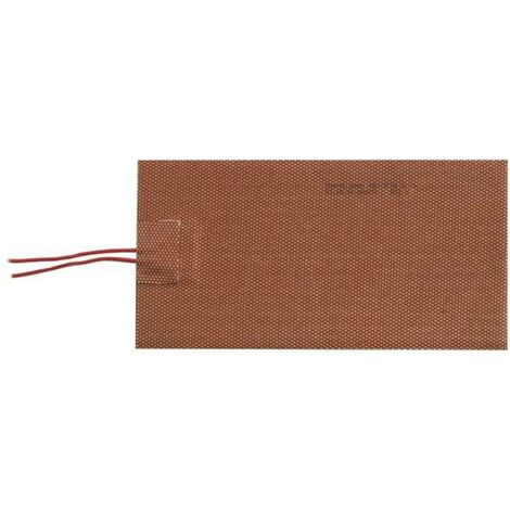Thermo TECH silicone Feuille chauffante autocollant 24 V/DC, 24 V/AC 75 W Indice de protection IPX7 (L x l) 178 mm x 90 mm S015981