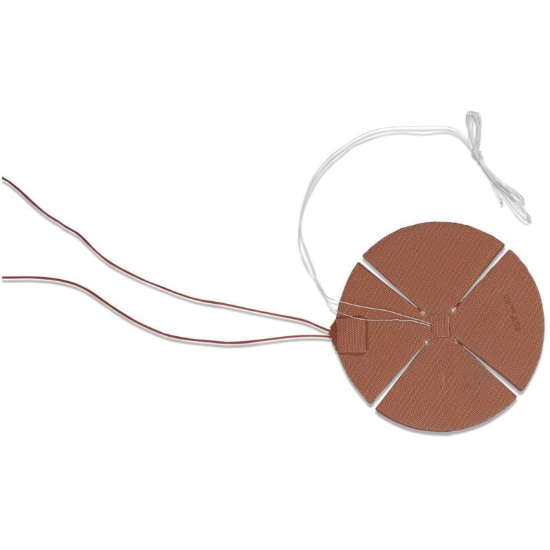 Silicone Feuille chauffante renforcé de fibres de verre 230 v/ac, 230 v/dc 450 w Indice de protection IPX7 - Thermo Tech