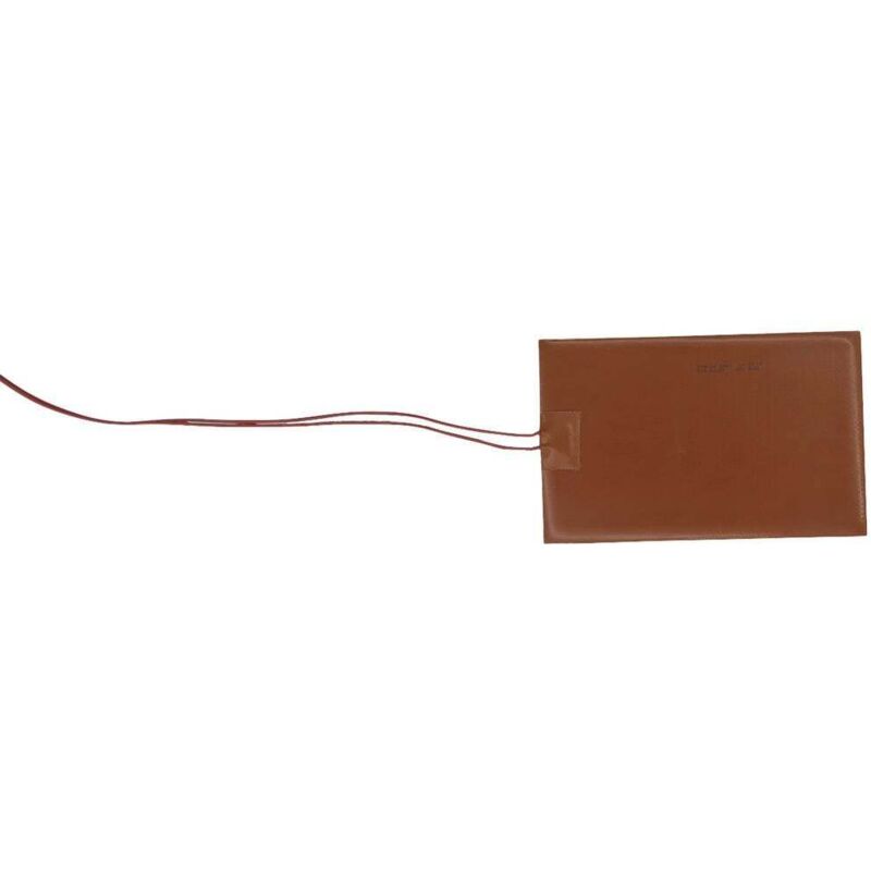 Silicone Feuille chauffante renforcé de fibres de verre, piste chauffante gravée 48 v/ac, 48 v/dc 300 w Indice de protection IPX7 (l x l D216252