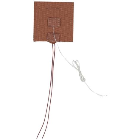 Thermo TECH silicone Feuille chauffante renforcé de fibres de verre 12 V/AC, 12 V/DC 100 W Indice de protection IPX7 (L x l) 100 mm x 100 mm D214682