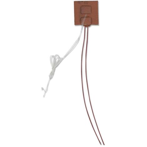 Thermo TECH silicone Feuille chauffante renforcé de fibres de verre 230 V/AC, 230 V/DC 50 W Indice de protection IPX7 (