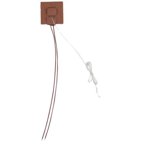 Thermo TECH silicone Feuille chauffante renforcé de fibres de verre 24 V/AC, 24 V/DC 25 W Indice de protection IPX7 (L