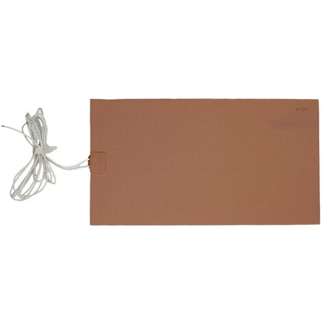 Thermo TECH silicone Feuille chauffante renforcé de fibres de verre, piste chauffante gravée 24 V/AC