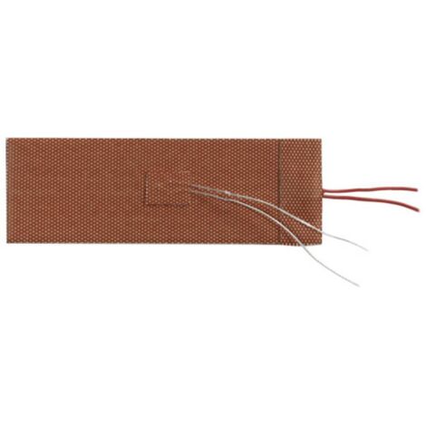 Thermo TECH Silicone Lamina riscaldante Autoadesivo 24 V/DC, 24 V/AC 100 W Tipo di protezione IPX7 (L x L) 150 mm x 50