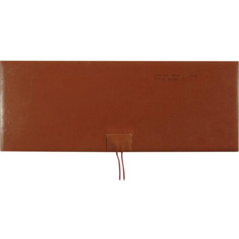 Thermo TECH Silicone Lamina riscaldante Autoadesivo 24 V/DC, 24 V/AC 142 W Tipo di protezione IPX7 (L x L) 340 mm x 130