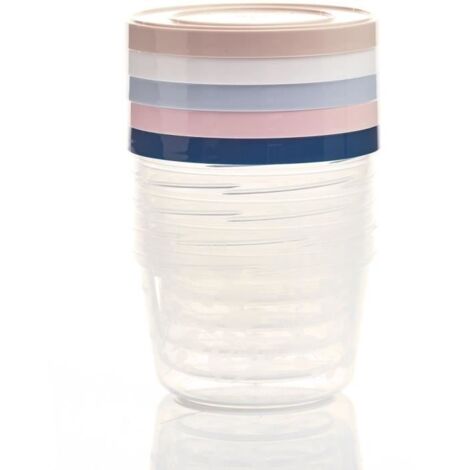 Thermobaby Boîtes de Conservation Transparentes 250 ml Lot 5