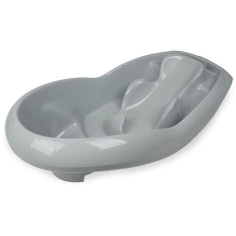Thermobaby Lagon baignoire bébé gris avec siège intégré
