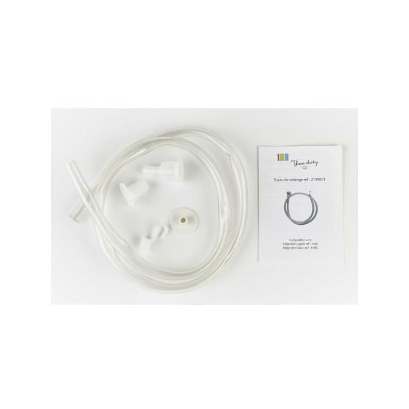 Tuyau de vidange baignoire lagon & vasco blanc - Thermobaby