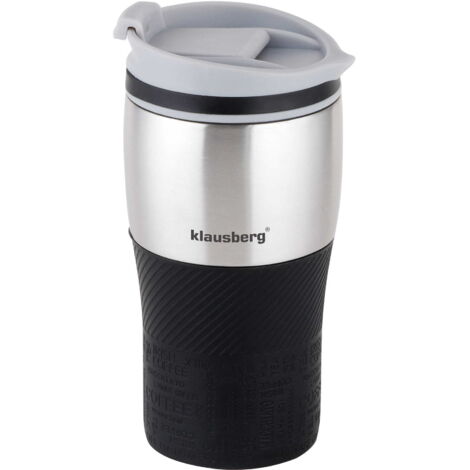 Thermobecher 320ml KLAUSBERG schwarz KB-7625