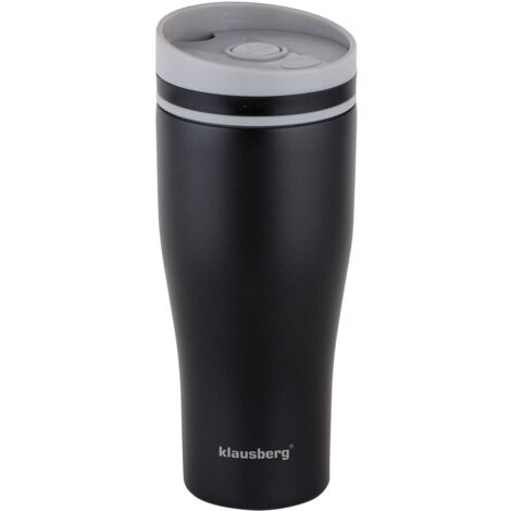 Thermobecher 380ml KLAUSBERG schwarz KB-7617