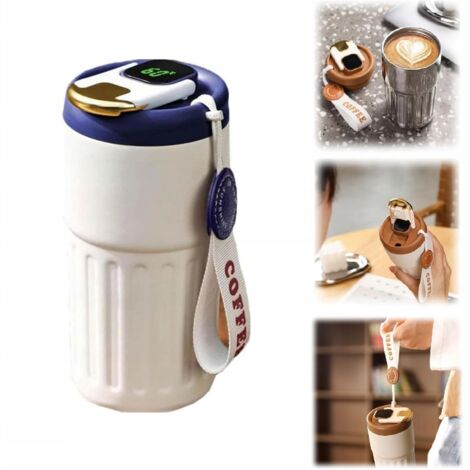 Thermobecher für Kaffee, Tee, Smart Bottle mit Display, 500 ml