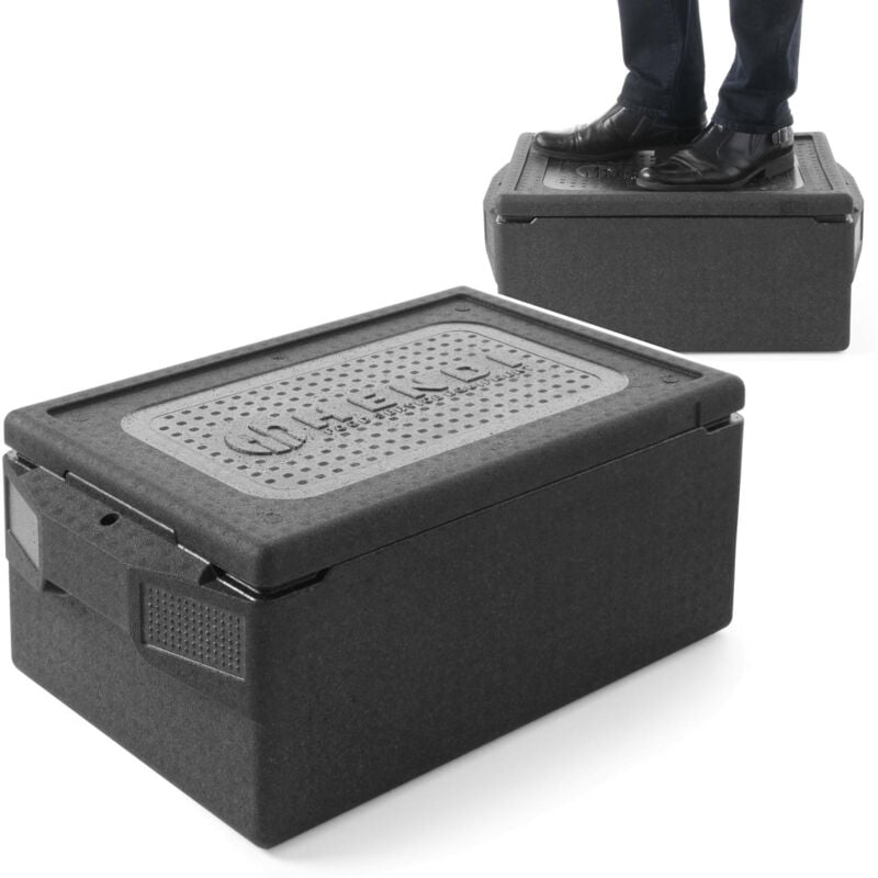 Conteneur isotherme restauration thermos pour transport alimentaire eep GN1/1 39L Hendi 707982