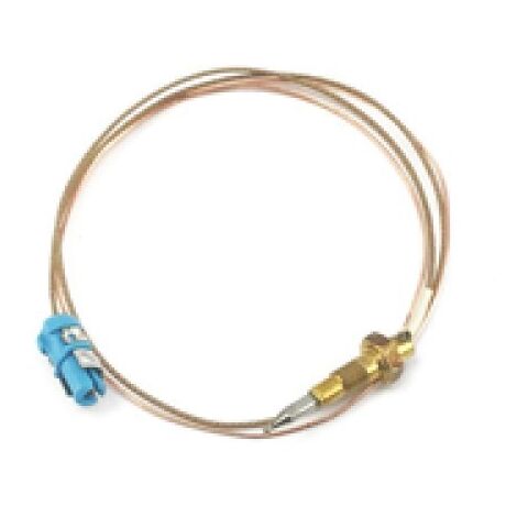 Thermocouple brûleur pour table de cuisson – Câblage 510 mm – Tête 35 mm – Compatible Siemens, Bosch, Neff – 416742