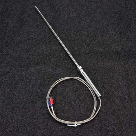 Thermocouple de Type K à Filetage M8, Cache-cernes à Douille Hexagonale de 3,5 Mm Fil de Capteur de Température de Sonde de 200 Mm 0-400 ℃ (1M)