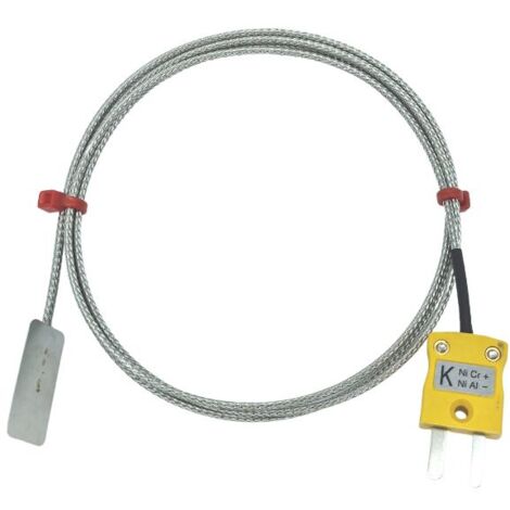 Thermocouple RS PRO type K Ø 13mm, L 25mm, +350°C max à Fiche mâle miniature ( Prix pour 1 )
