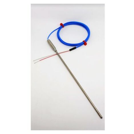 Thermocouple type K Ø 1mm, L 150mm, +750°C max à Câble ( Prix pour 1 )