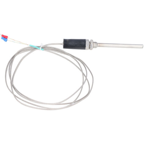 Thermoelement-Sensor Typ K mit Nichrommantel – 100 mm gerader Schaft