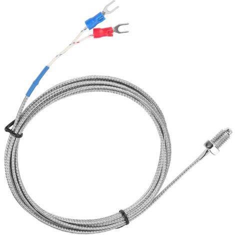 Thermoelement-Temperatursensor Typ K M8, 0–400 °C, 2 m Kabel
