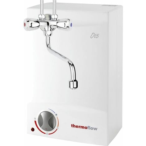 Thermoflow Obertischspeicher-Set OT 5 5 L, mit Armatur Spültischarmaturen Niederdruck