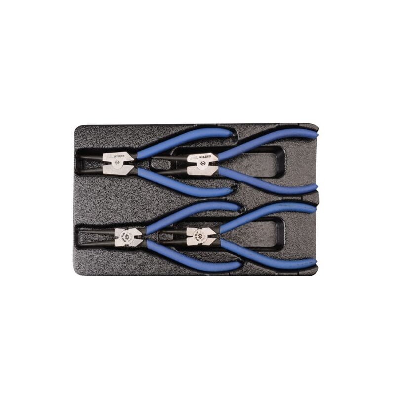 King Tony - Thermoformé 4 pinces circlips pour coffre