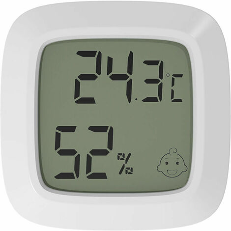 Thermomètre hygromètre numérique Bluetooth compatible avec écran d'encre E  (fonctionne uniquement avec iOS)