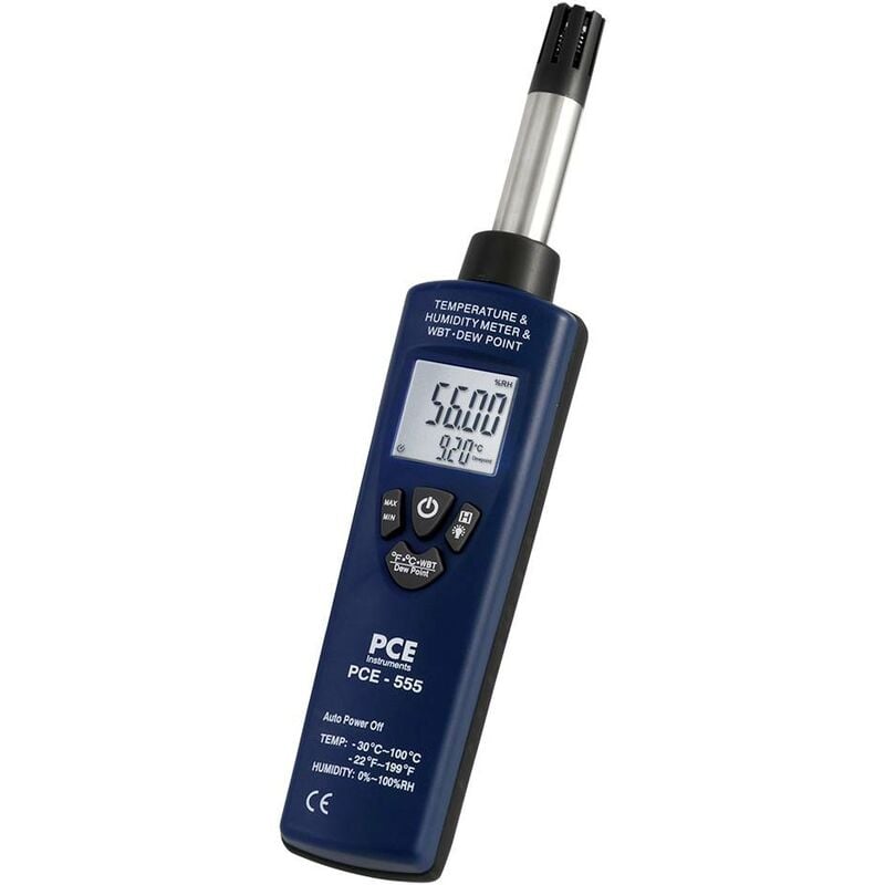 PCE-555 Hygromètre 0 % hr 100 % hr A003652 - Pce Instruments