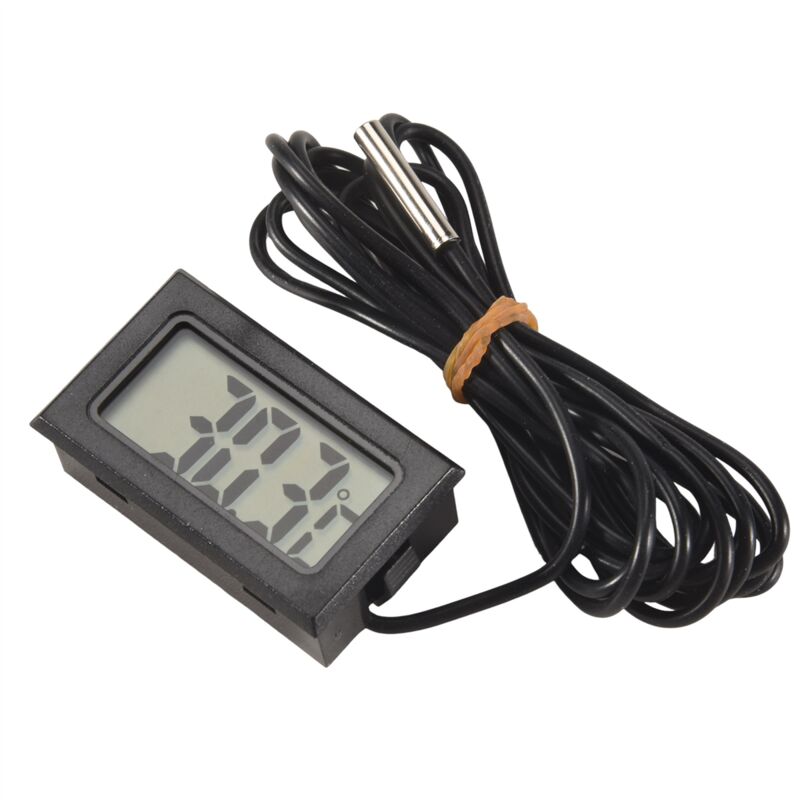 Image of Thermometer digital lcd -40 Grad Celsius + 110 Temperatur messgerät gauge, 2 Meter
