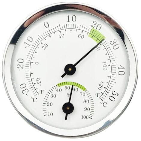 Thermometer-Hygrometer, Umgebungsfeuchtigkeits- und Temperaturmesser, Innenthermometer, für Zuhause, Schlafzimmer, Büro, Gewächshaus