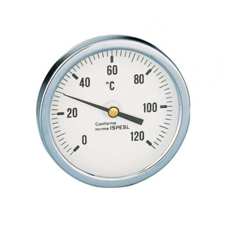 Thermometer L-Wanne 45 mm, 0-120 °C Caleffi 688000  45 mm - 0-120