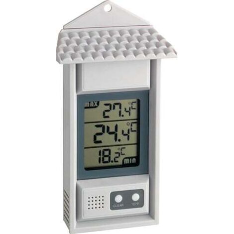 Thermometer Messbereich -20 bis 70 °C H150xB80xT29mm Kunststoff