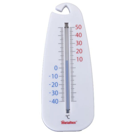 Thermomètre 14 Cm Blanc - Metaltex