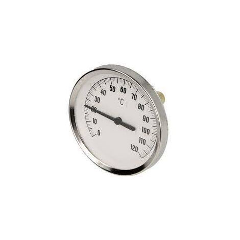 Thermomètre à cadran 0-120°C sonde Lg 63 mm
