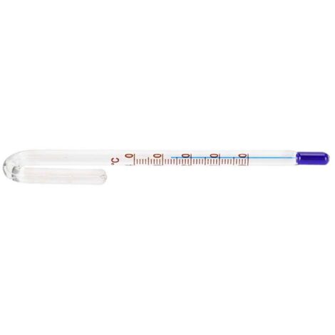 Thermomètre à Eau pour Aquarium en Verre Suspendu en Forme de U - Haute Précision 6mm
