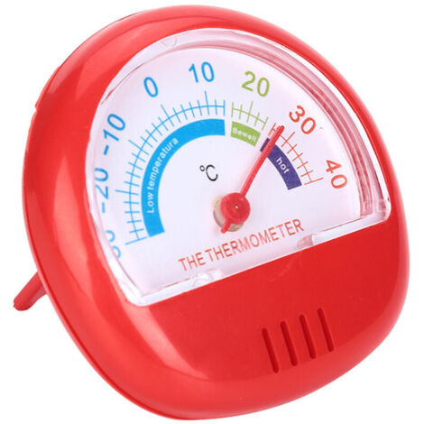 Thermomètre à grand cadran (mécanique)rouge)